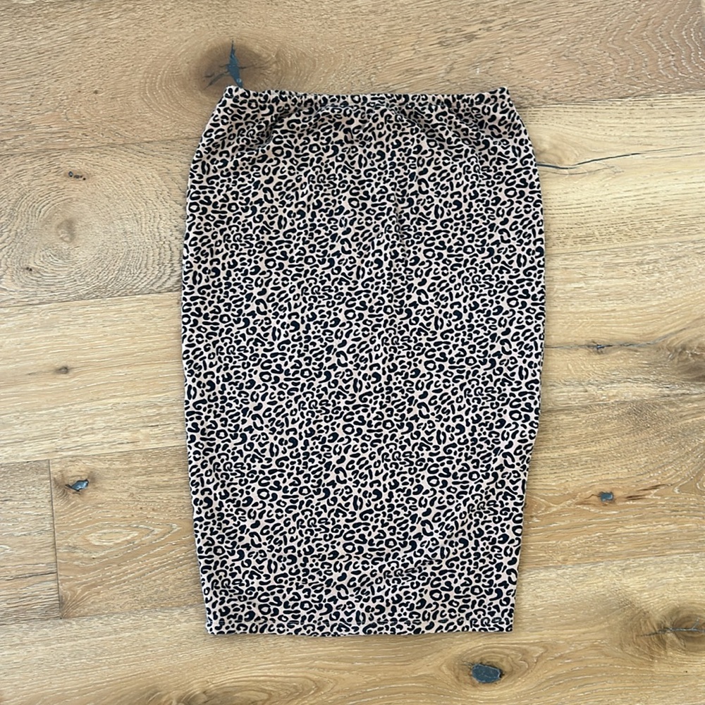 STORQ maternity pencil skirt in Leopard print